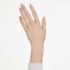 Constella-armband met kristallen parels, ronde slijpvormen, wit, roségoudkleurig verguld Constella-armband met kristallen parels, ronde slijpvormen, wit, roségoudkleurig verguld