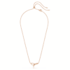 Constella-hanger met kristallen parel, ronde slijpvorm, wit, roségoudkleurig verguld Constella-hanger met kristallen parel, ronde slijpvorm, wit, roségoudkleurig verguld