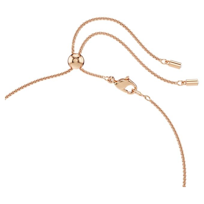 Constella-hanger met kristallen parel, ronde slijpvorm, wit, roségoudkleurig verguld Constella-hanger met kristallen parel, ronde slijpvorm, wit, roségoudkleurig verguld