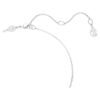 Constella hanger met pavé, ronde slijpvorm, wit, gerhodineerd