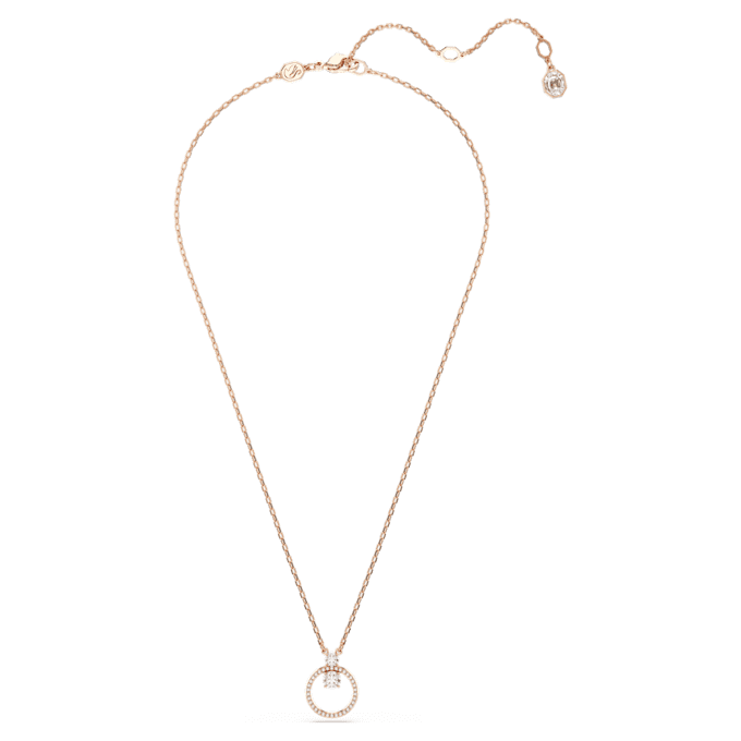 Constella-hanger met pavé, ronde slijpvorm, wit, roségoudkleurig verguld Constella-hanger met pavé, ronde slijpvorm, wit, roségoudkleurig verguld