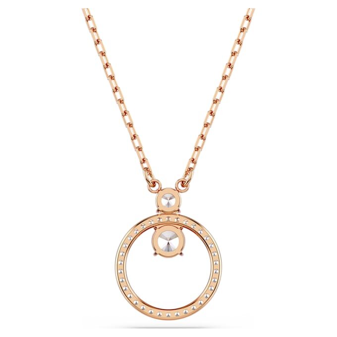 Constella-hanger met pavé, ronde slijpvorm, wit, roségoudkleurig verguld Constella-hanger met pavé, ronde slijpvorm, wit, roségoudkleurig verguld