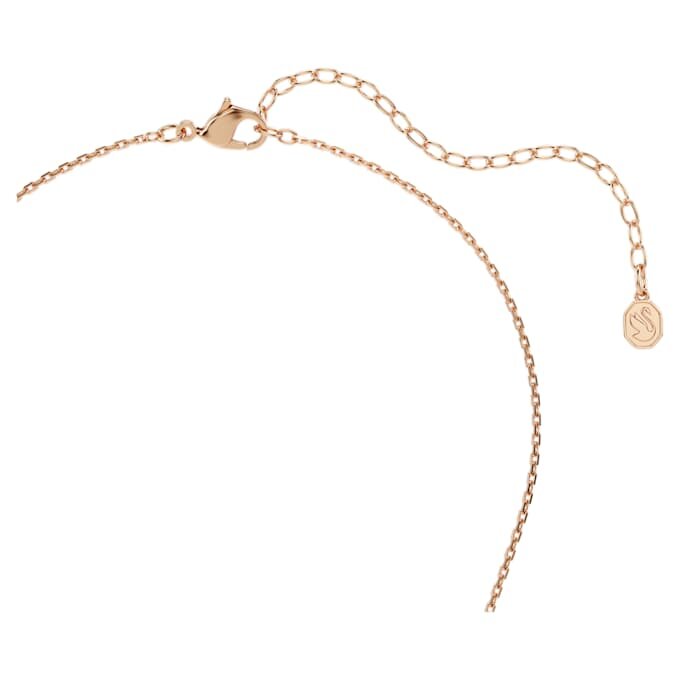 Constella-hanger met ronde slijpvorm, dansende steen, roze, roségoudkleurig verguld Constella-hanger met ronde slijpvorm, dansende steen, roze, roségoudkleurig verguld