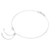 Constella-ketting Crystal Pearl, ronde slijpvormen, wit, gerhodineerd Constella-ketting Crystal Pearl, ronde slijpvormen, wit, gerhodineerd