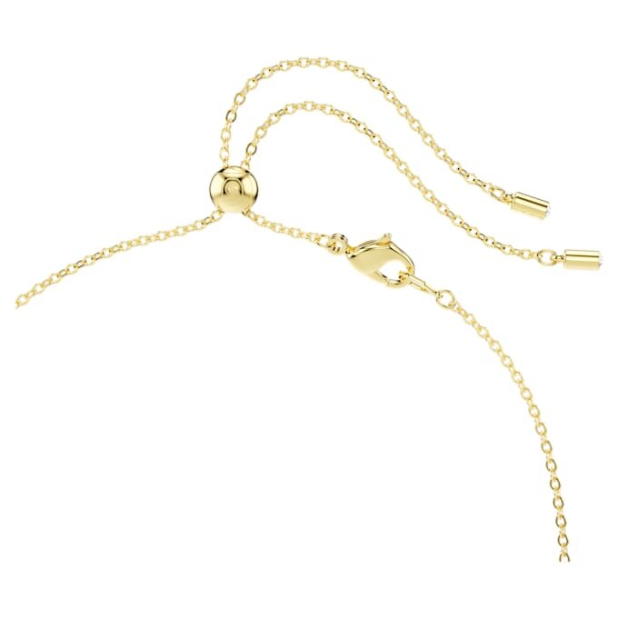 Constella-ketting met gemengde slijpvormen, groen, goudkleurig verguld Constella-ketting met gemengde slijpvormen, groen, goudkleurig verguld