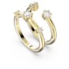 Constella-ringset (2), ronde slijpvorm, wit, verguld Constella-ringset (2), ronde slijpvorm, wit, verguld