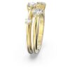 Constella-ringset (2), ronde slijpvorm, wit, verguld Constella-ringset (2), ronde slijpvorm, wit, verguld