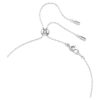 Constella Y-ketting met kristallen parels, ronde slijpvormen, wit, gerhodineerd Constella Y-ketting met kristallen parels, ronde slijpvormen, wit, gerhodineerd