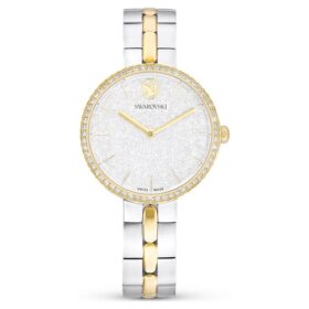 Cosmopolitan-horloge, Swiss Made, metalen armband, zilverkleurig, afwerking van gemengd metaal