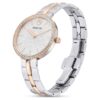 Cosmopolitan-horloge, Swiss Made, metalen armband, zilverkleurig, afwerking van gemengd metaal Cosmopolitan-horloge, Swiss Made, metalen armband, zilverkleurig, afwerking van gemengd metaal