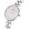 Cosmopolitan-horloge, Swiss Made, metalen armband, zilverkleurig, roestvrij staal Cosmopolitan-horloge, Swiss Made, metalen armband, zilverkleurig, roestvrij staal