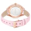 Crystalline Aura-horloge, Swiss Made, leren band, roze, roségoudkleurige afwerking Crystalline Aura-horloge, Swiss Made, leren band, roze, roségoudkleurige afwerking
