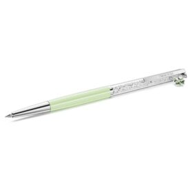 Crystalline-balpen Clover, groen, groen gelakt, verchroomd