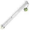 Crystalline-balpen Clover, groen, groen gelakt, verchroomd