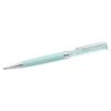 Crystalline balpen groen, groen gelakt, verchroomd Crystalline balpen groen, groen gelakt, verchroomd