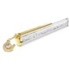 Crystalline-balpen Horse Shoe, wit, wit gelakt, goudkleurig verguld