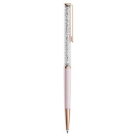 Crystalline balpen roze, roze gelakt, roségoudkleurig verguld