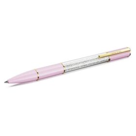 Crystalline balpen, roze, verguld