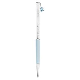 Crystalline balpen Teddy, blauw, blauw gelakt, verchroomd
