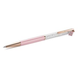 Crystalline balpen Teddy, roze, roze gelakt, roségoudkleurig verguld