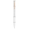 Crystalline balpen, wit, roségoudkleurig verguld Crystalline balpen, wit, roségoudkleurig verguld