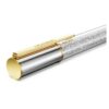 Crystalline balpen zilverkleurig, afwerking van gemengd metaal Crystalline balpen zilverkleurig, afwerking van gemengd metaal