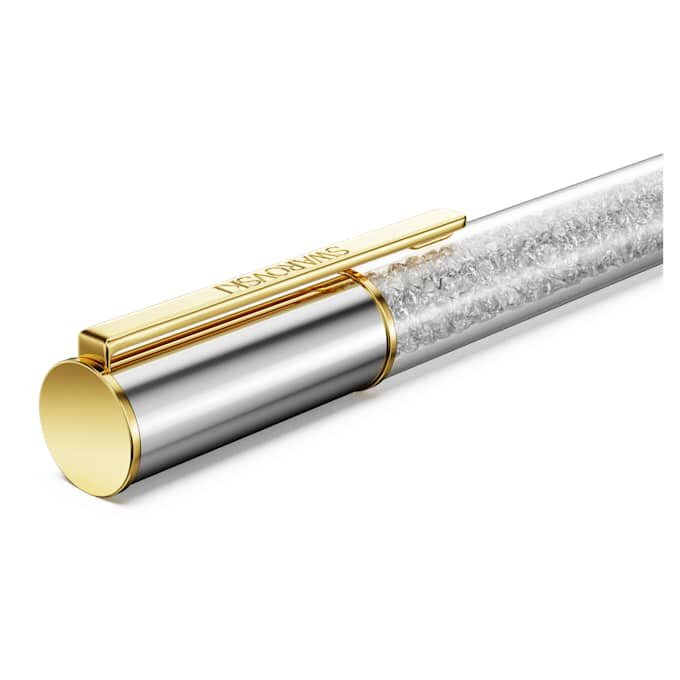 Crystalline balpen zilverkleurig, afwerking van gemengd metaal Crystalline balpen zilverkleurig, afwerking van gemengd metaal