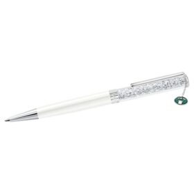 Crystalline New Giant balpen, wit, verchroomd