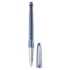 Crystalline rollerballpen blauw, verchroomd Crystalline rollerballpen blauw, verchroomd