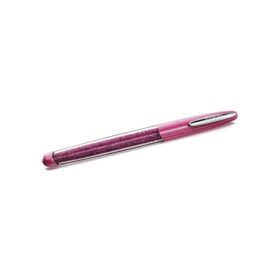 Crystalline rollerballpen roze, verchroomd