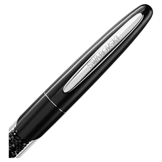 Crystalline rollerballpen, zwart, verchroomd Crystalline rollerballpen, zwart, verchroomd