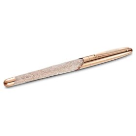 Crystalline-rollerpen in roségoudkleurig, roségoudkleurig verguld