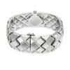 Curiosa armbandhorloge met kristallen, zilverkleurig, roestvrij staal Curiosa armbandhorloge met kristallen, zilverkleurig, roestvrij staal