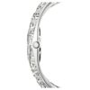 Curiosa armbandhorloge met kristallen, zilverkleurig, roestvrij staal Curiosa armbandhorloge met kristallen, zilverkleurig, roestvrij staal