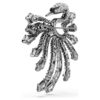 De broche ‘Swan’ uit de Vienna-collectie, wit, geruthiniumsgewat