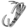 De Vienna Collection-armband Feather, wit, gerutheniumd De Vienna Collection-armband Feather, wit, gerutheniumd