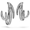 De Vienna Collection Ear Cuff-set (3) Veer, Wit, met ruthenium verguld De Vienna Collection Ear Cuff-set (3) Veer, Wit, met ruthenium verguld