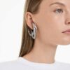 De Vienna Collection Ear Cuff-set (3) Veer, Wit, met ruthenium verguld De Vienna Collection Ear Cuff-set (3) Veer, Wit, met ruthenium verguld