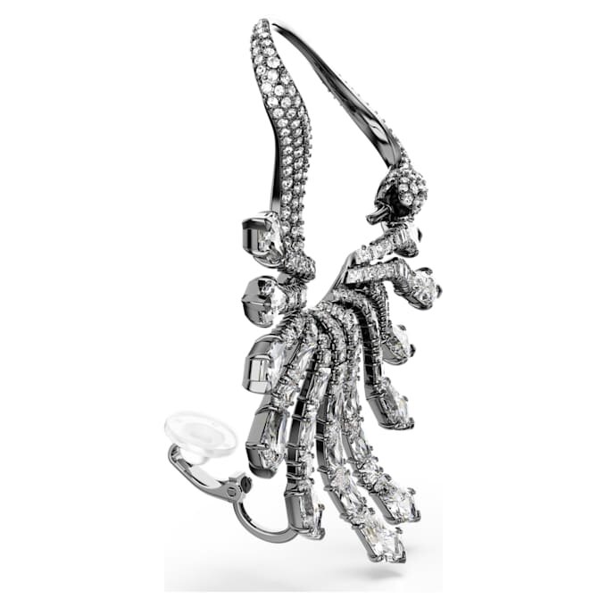 De Vienna Collection Ear Cuff Zwaan, wit, gerutheniumd De Vienna Collection Ear Cuff Zwaan, wit, gerutheniumd