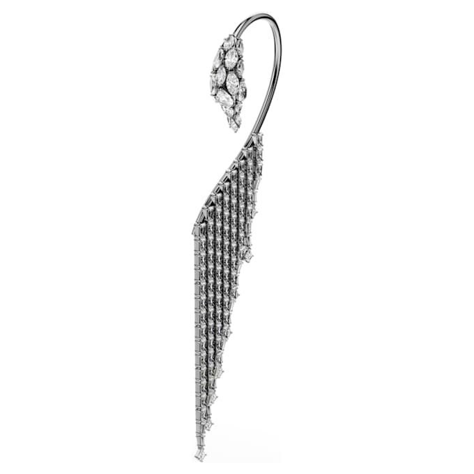 De Vienna Collection oorcuffs Zwaan, wit, gerutheniumd De Vienna Collection oorcuffs Zwaan, wit, gerutheniumd