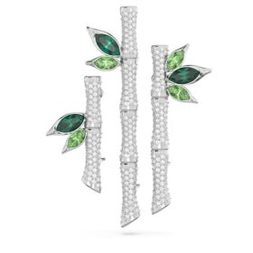 Dellium-broche Bamboo, groen, gerhodineerd