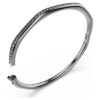 Dextera-armband, achthoekige vorm, ronde slijpvorm, wit, geruthenium-verguld Dextera-armband, achthoekige vorm, ronde slijpvorm, wit, geruthenium-verguld