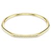 Dextera-armband, achthoekige vorm, ronde slijpvorm, wit, verguld Dextera-armband, achthoekige vorm, ronde slijpvorm, wit, verguld