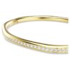 Dextera-armband, achthoekige vorm, ronde slijpvorm, wit, verguld Dextera-armband, achthoekige vorm, ronde slijpvorm, wit, verguld