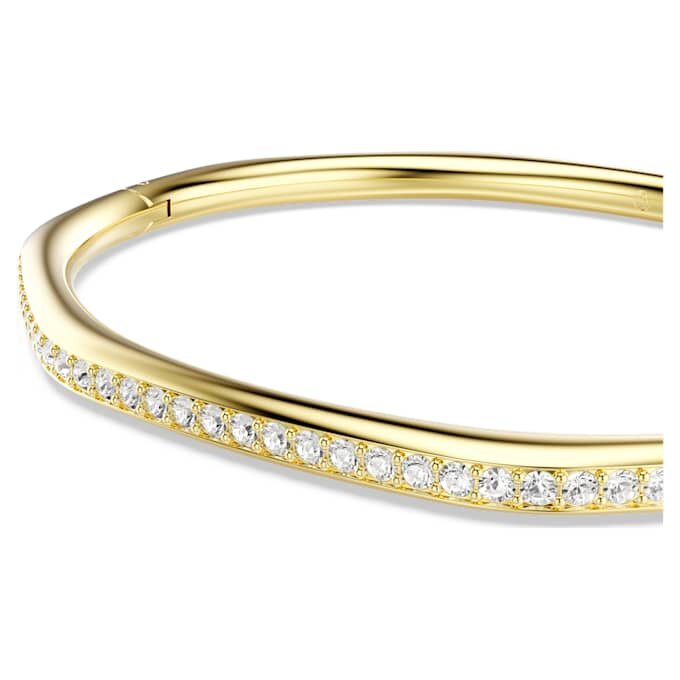 Dextera-armband, achthoekige vorm, ronde slijpvorm, wit, verguld Dextera-armband, achthoekige vorm, ronde slijpvorm, wit, verguld