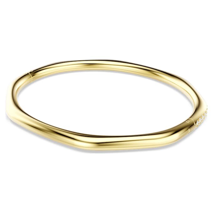 Dextera-armband, achthoekige vorm, ronde slijpvorm, wit, verguld Dextera-armband, achthoekige vorm, ronde slijpvorm, wit, verguld