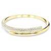 Dextera-armband met magnetische sluiting, wit, goudkleurig verguld Dextera-armband met magnetische sluiting, wit, goudkleurig verguld