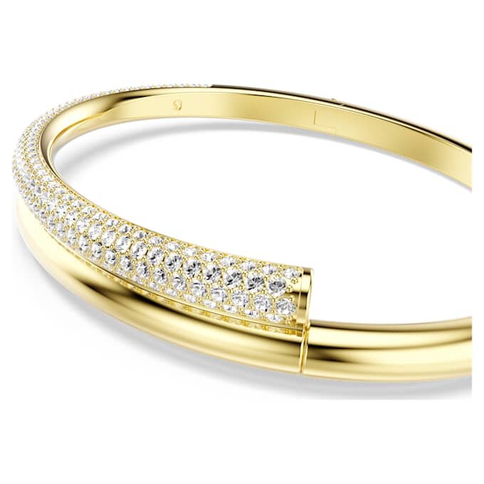 Dextera-armband met magnetische sluiting, wit, goudkleurig verguld Dextera-armband met magnetische sluiting, wit, goudkleurig verguld