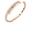 Dextera-armband met magnetische sluiting, wit, roségoudkleurig verguld Dextera-armband met magnetische sluiting, wit, roségoudkleurig verguld