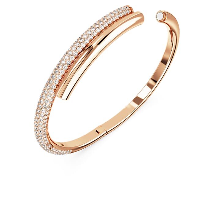 Dextera-armband met magnetische sluiting, wit, roségoudkleurig verguld Dextera-armband met magnetische sluiting, wit, roségoudkleurig verguld